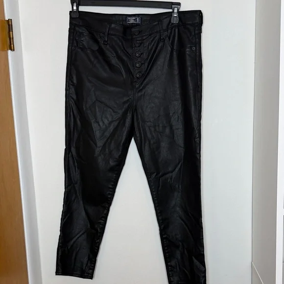 Abercrombie & Fitch High-Rise Super Skinny Ankle Pants Size 33/16s - Picture 7 of 13
